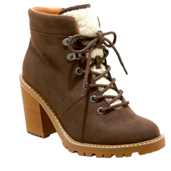 Universal Thread Women’s Tipper Heeled Hiking Boots US 11 New - Picture 2 of 11